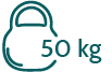 Peso: 50 kilogramos